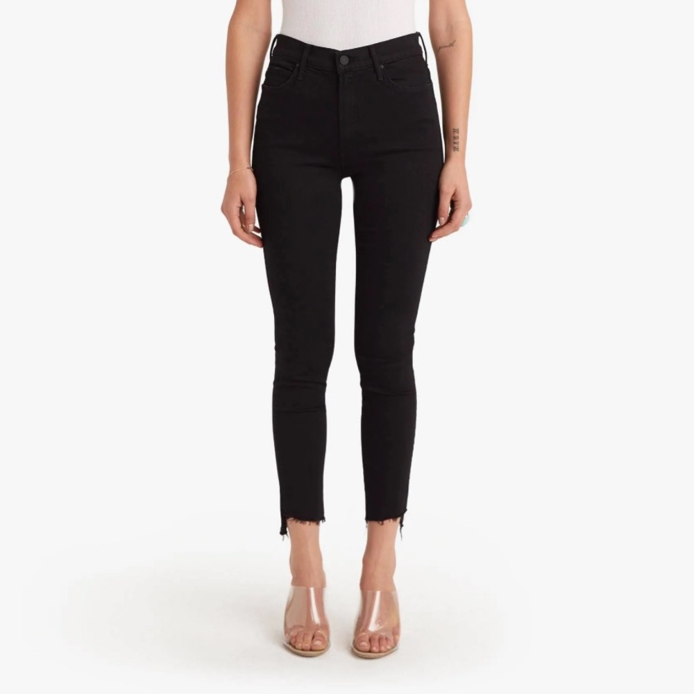 Mother The Stunner Zip Ankle Step Fray